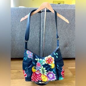 Anuschka painted leather purse